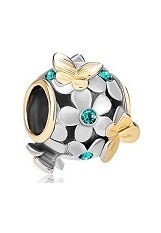 superb teensy synthetic crystal birthstone charm for babies and children 